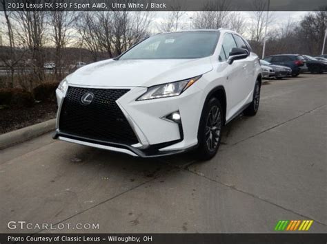 Ultra White 2019 Lexus Rx 350 F Sport Awd Black Interior Gtcarlot