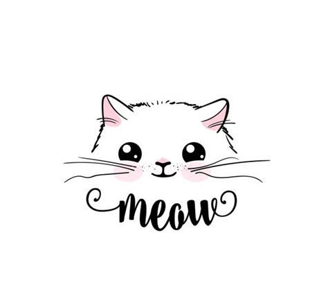Cat Meow Illustrations Royalty Free Vector Graphics