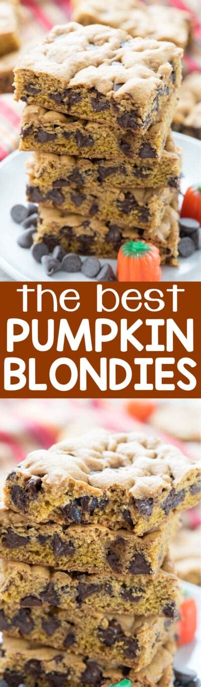 Best Pumpkin Blondies Crazy For Crust