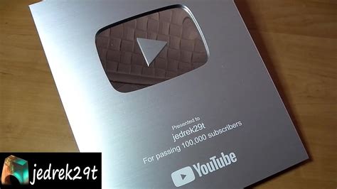Are youtube silver play button awards now a joke? Silver Play Button Youtube 100 000 Subscriptions - YouTube