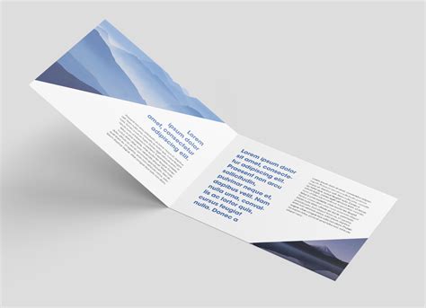 Free Premium Landscape Bi Fold Brochure Mockup Psd Good Mockups
