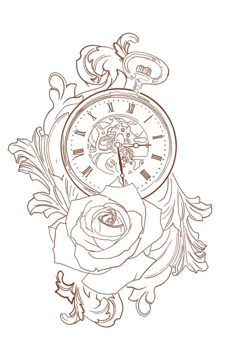 Pin By Kushtrim Sadiku On Quick Saves Clock Tattoo Design Time Clock