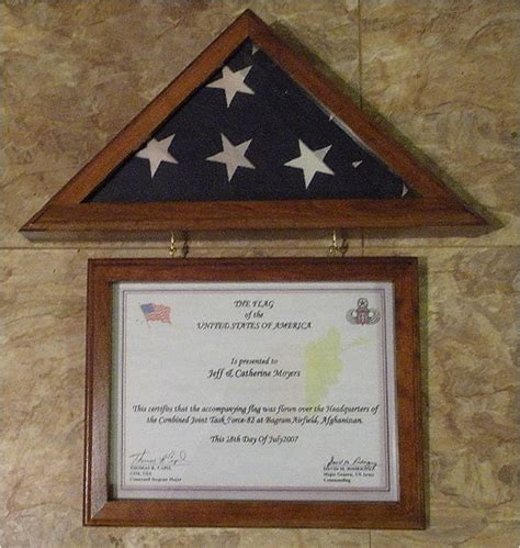 Items Similar To Flag Display Case For 3x5 Capitol Flagcertificate