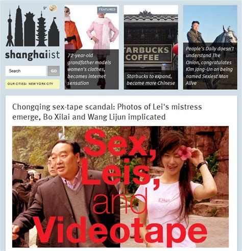 Bo Xilai Women Sex Tape Telegraph