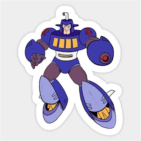 Ruby Spears Dive Man Mega Man Sticker Teepublic