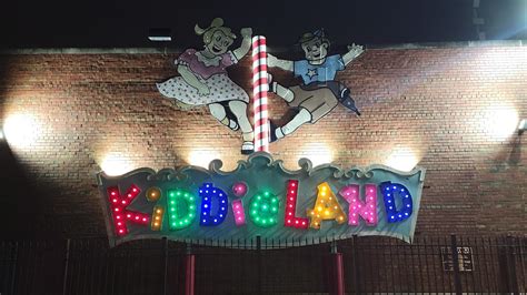 Kiddieland Amusement Park Sign Melrose Park Il 3 4 23 Youtube