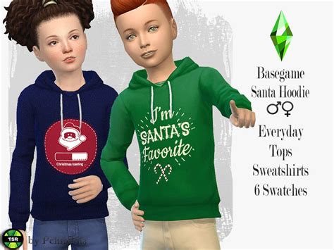 Santa Hoodie For Kids Hoodies Clothes Sweatshirts