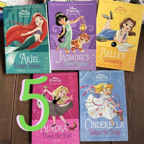 Disney Princess Chapter Books 5 Books Shopee Philippines