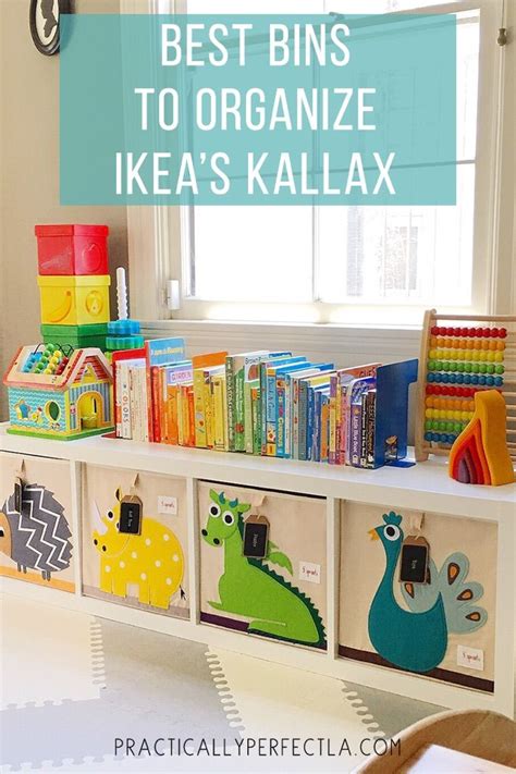 Best Bins To Organize Ikeas Kallax Kids Room Kids Playroom Kid