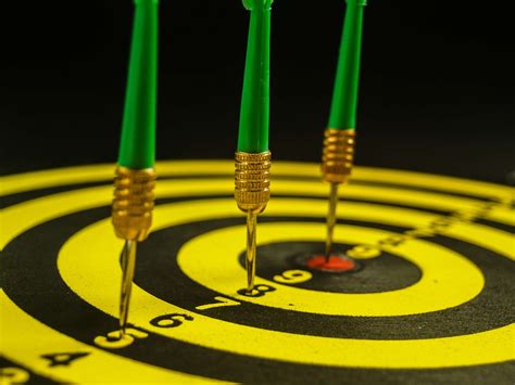 Darts Arrows In The Target Business Goal Free Stock Photo Public