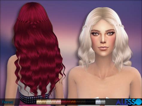 Firenze Hair By Alesso At Tsr Sims 4 Updates