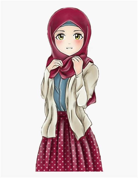 Cute Animated Hijab Girls Png Download Cute Animated Pictures Of