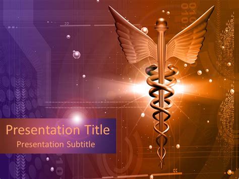 Medical Logo Powerpoint Template Ppt Themes Powerpoint Background