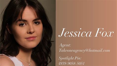 Vocal Reel Jessica Fox Youtube