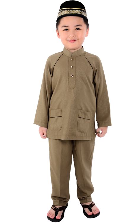 As hamzah's tailor was none other than his own mother, she dropped by his house in lundu, sarawak, a few days ago for a. (FAMILY SET) KIDS BAJU MELAYU CATALINA - MOCHA - Kids Baju ...