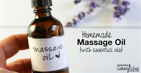 Homemade Massage Oil With Essential Oils