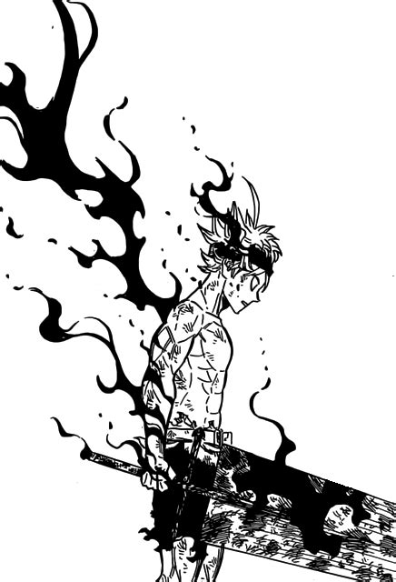 Black Clover Asta Demon Form Manga Susanoku