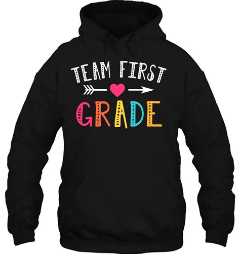 Team First Grade Shirt Teacher Student Back To School