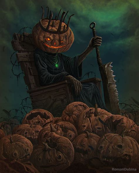 Pumpkin King By Romandubina On Deviantart Halloween Artwork Dark Fantasy Art Fantasy Art