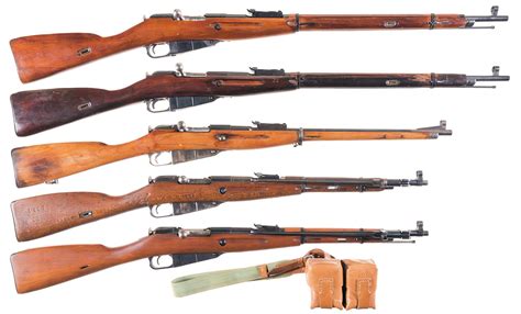 Five Mosin Nagant Bolt Action Longarms Rock Island Auction