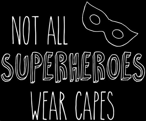 Not All Superheroes Wear Capes Quote Vinyl Wall Art Sticker Etsy