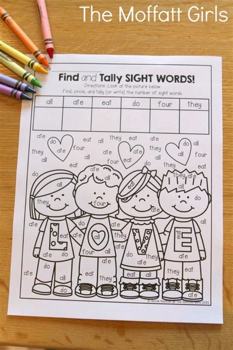 February Fun Filled Learning Learning Sight Words Valentines Day