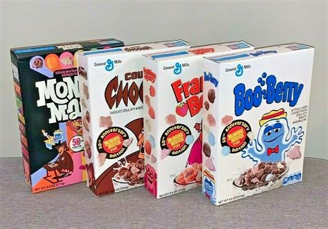 Mavin Monster Mash Cereal Boo Berry Count Chocula Franken Anniversary Lot Of NEW