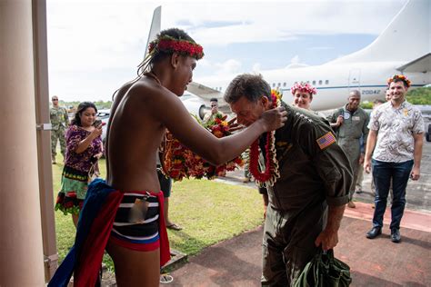 U S Indo Pacific Commander Travels To Yap And Pohnpei States In
