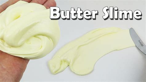 Diy Butter Slime No Borax No Glue No Cornstarch Diyqueen Youtube