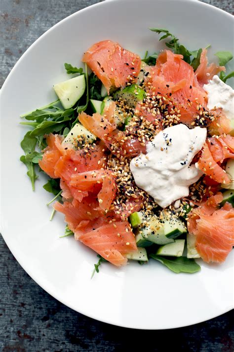 smoked salmon salad — 600 acres