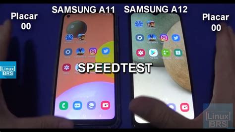 Samsung Galaxy A11 Vs Galaxy A12 Speedtest PortuguÊs Youtube