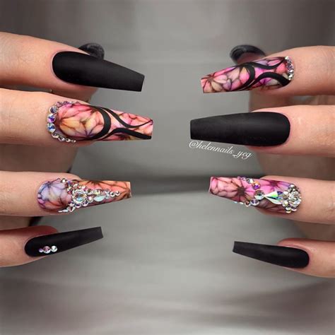 Updated 50 Coffin Nail Designs