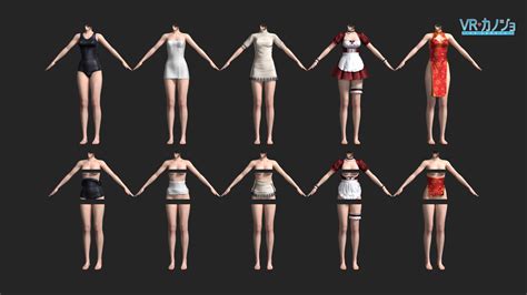 Vr Kanojo Costume Swimsuit Tutleneck Dress Downloads Skyrim Special Edition Non Adult