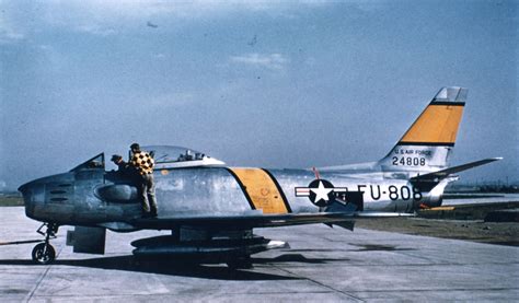 F 86 Sabre Jet Usaf Fighter Jet Of The Korean War