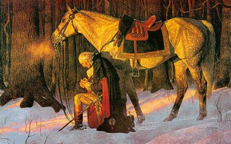 Washington At Valley Forge Arnold Friberg Revolução Americana Fotos