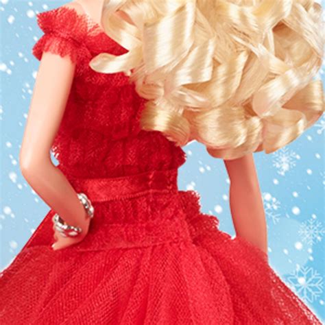 Barbie 2018 Holiday Doll Red Frn69 Best Buy