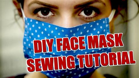 Face Mask Sewing Tutorial How To Sew A Face Mask Yours Anindita