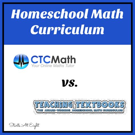 St math homeschool guides every student through a unique path of rigorous learning and problem solving. Homeschool Math Curriculum: Teaching Textbooks vs. CTC ...