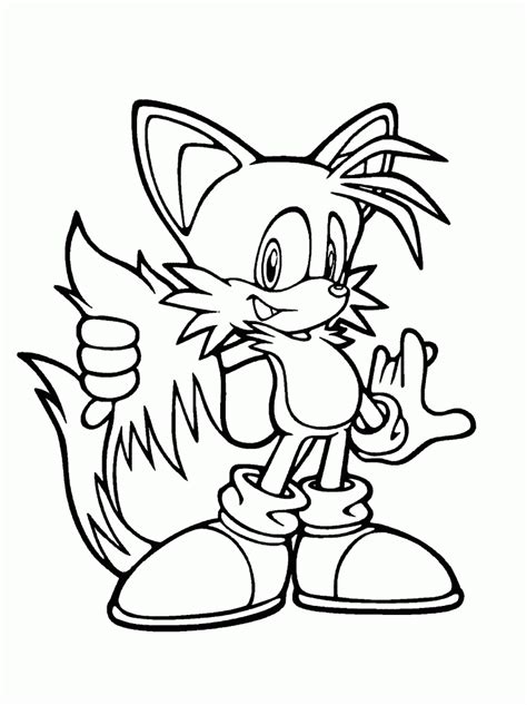 Tails coloring pages for kids and parents, free printable and online coloring of tails pictures. Sonic Coloring Pages - coloring.rocks!
