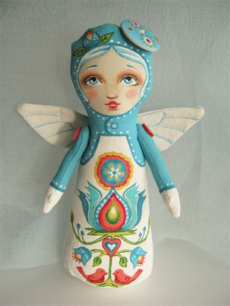 Kurbits Inspired Angel Stump Doll By Hally Levesque Of Creative Doll