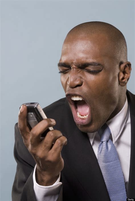 Angry Black Guy On Phone Meme