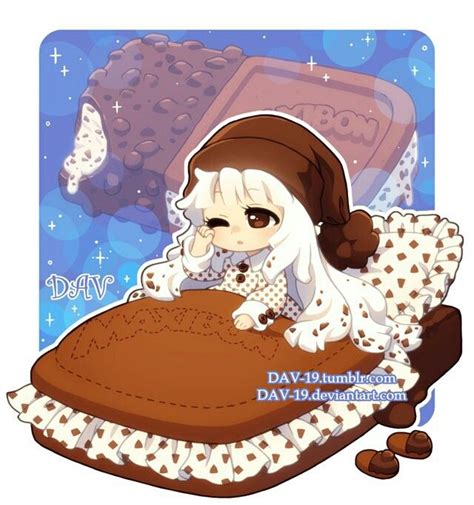 Pin By Аделина Галямшина On Dav Chibi Food Cute Anime Chibi Chibi