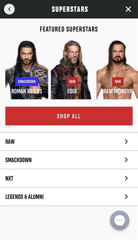 Wait Edge Is A Raw Superstar Now On Wwe Shop If You Click On Superstars