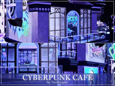 The Sims Resource Cyberpunk Cafe