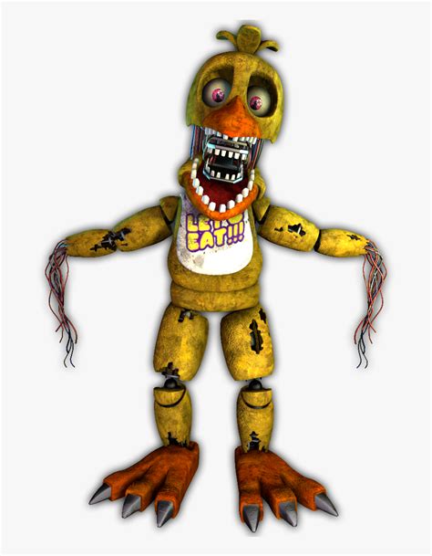 Transparent Fnaf Withered - Imágenes De Withered Chica ...