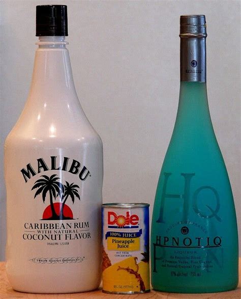 Malibu is a coconut flavoured liqueur, made with caribbean rum, and possessing an alcohol content by volume of 21.0 %. Hpnotic Breeze 2 ounces Hpnotiq Liqueur 1 ounce coconut ...