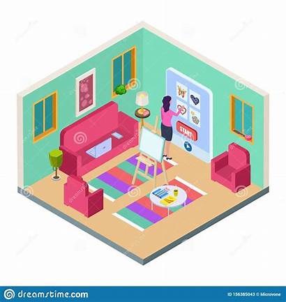 Living Drawing Couch Lessons Isometric Studio Lesson