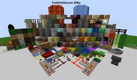 Overview Faithfulvenom 256x Texture Packs Projects Minecraft