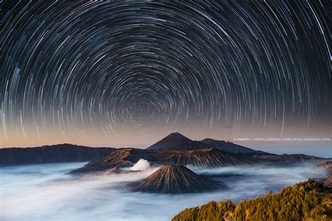 Mt Bromo Indonesia Moving Stars