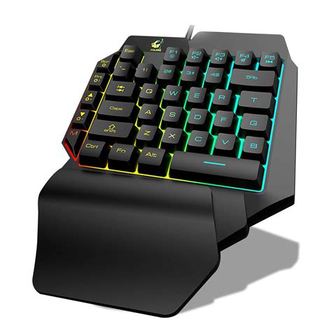 One Handed Keyboard Tsv One Handed Mechanical Gaming Keyboard Rgb Led